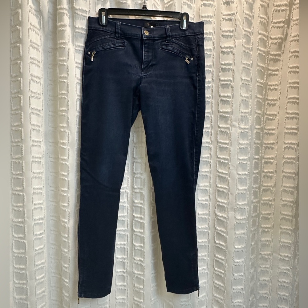 White House Black Market Navy Skinny Jeans